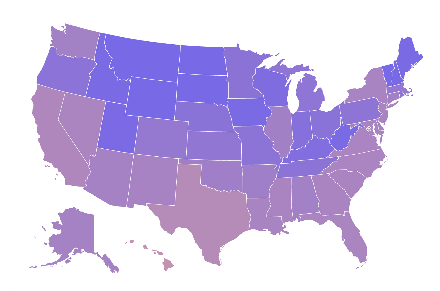 Redistricting Bias US Map